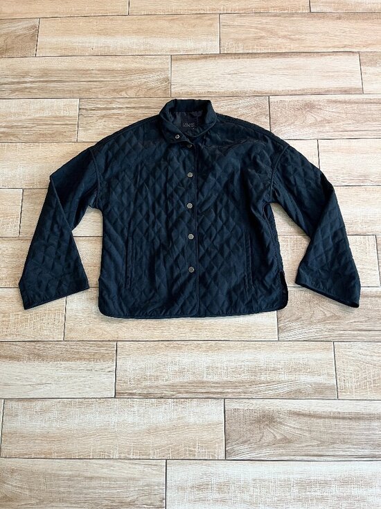 Hilary Radley Jackets & Blazers - Womens Hilary Radley Black Quilted Jacket - XS